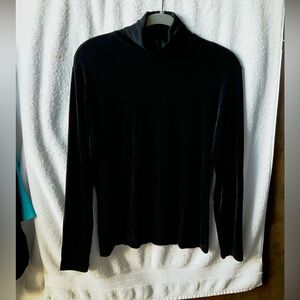 Frazier Lawrence Black Fitted Long Sleeve Spandex Turtleneck Undershirt